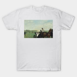 At the Races in the Countryside by Edgar Degas T-Shirt